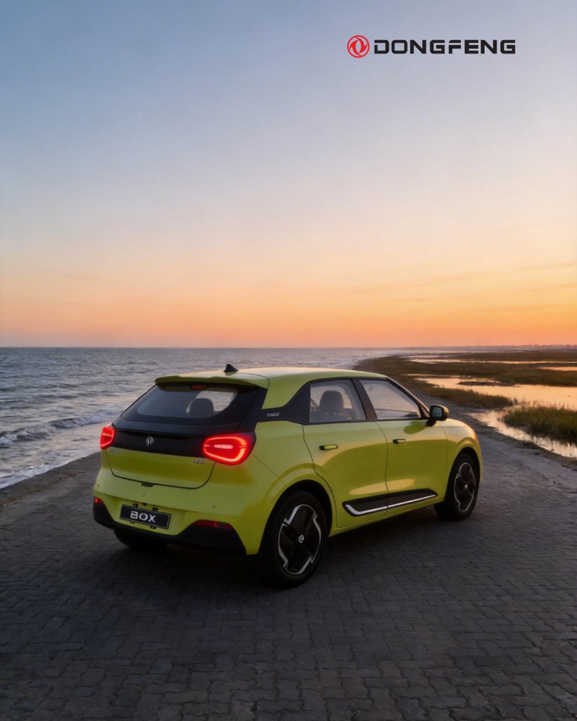 DongfengSA's tweet photo. Where twilight meets the coastline,
DONGFENG BOX | Every hue, a reflection of you.

#Dongfeng #DongfengBOX #Dongfengsa #DRIVEYOURDREAM #Design https://t.co/dkc7O7UAlj