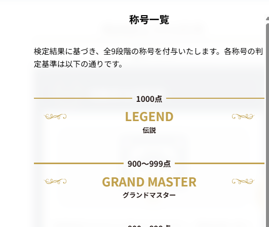 eigakentei2026's tweet photo. 今絶賛開催中の〈映画検定2026〉は得点によって与えられる称号がありますが、満点の1000点を獲得した方には
…【LEGEND】の称号が👑👑👑
現時点でまだいらっしゃいませんが、果たして⁉ https://t.co/t2w2jUaEt2