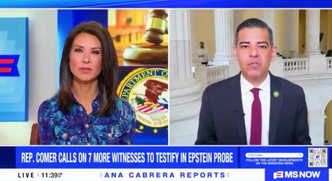 gabriel_draghi's tweet image. 🚨🇺🇲🇮🇱 « Trump apparaît plus souvent dans les #EpsteinFiles que quiconque, à l'exception d'Epstein et de Ghislaine #Maxwell. » Le représentant Robert Garcia, membre de la commission de surveillance, souhaite que #Trump comparaisse devant cette commission et témoigne sous serment.