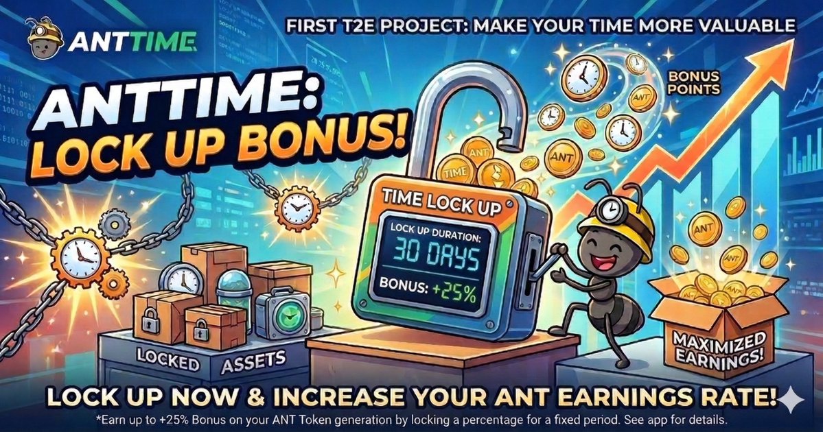 ANTTIME | TIME To EARN 💚 tweet media