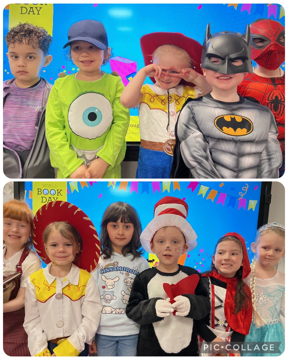 Parkfield's tweet image. #EYFS are all ready for world book day!
