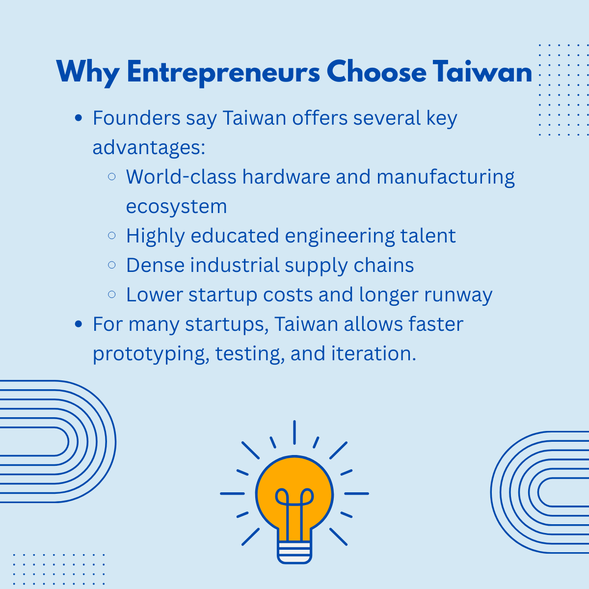TCN_Taiwan's tweet photo. Taiwan ranks No. 2 globally for entrepreneurship, but founders say the reality is more complex.

Foreign serial entrepreneurs and a Forbes 30 Under 30 Taiwanese founder share their experiences.

🔍 Full story in the comments.

#TaiwanStartups #GlobalFounder https://t.co/9MxjDUQlqG