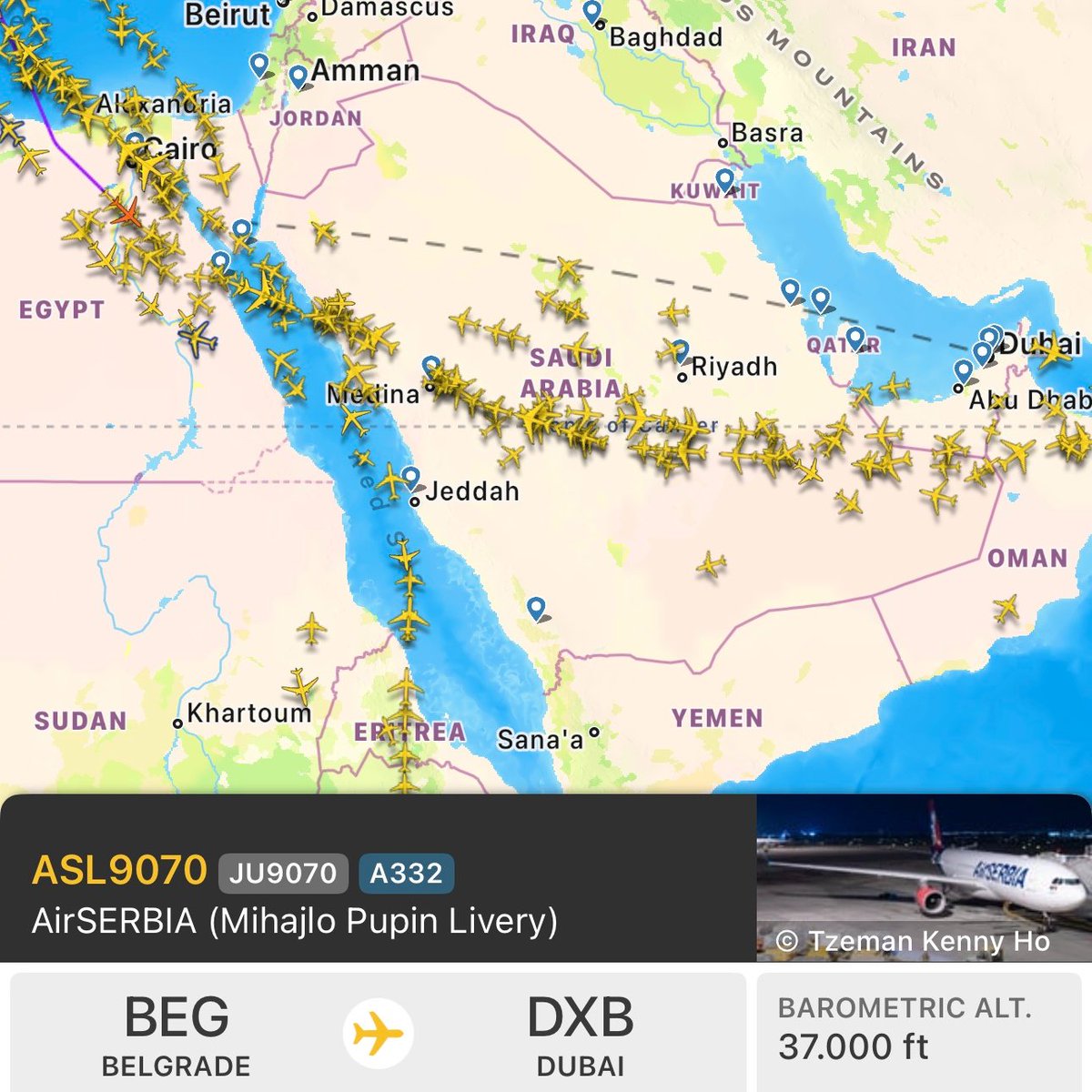 ✈️🇷🇸 UPDATE 2 | @airserbia evacuation flights continue
🛫A new @airserbia evacuation flight has departed from Belgrade to Dubai to bring Serbian citizens home.
The aircraft is expected to return around midnight with around 260 Serbian nationals evacuated from the Middle East.