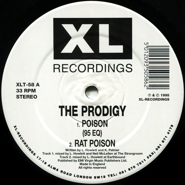 TheProdigyDaily's tweet image. On this day, 31 years ago, the single "Poison" was released.

"Poison" is a song by @the_prodigy, released on 6 March 1995 as the fourth and final single from their second studio album, "Music for the Jilted Generation" (1994). @maxim sings on this track.
#theprodigy #poison #uk