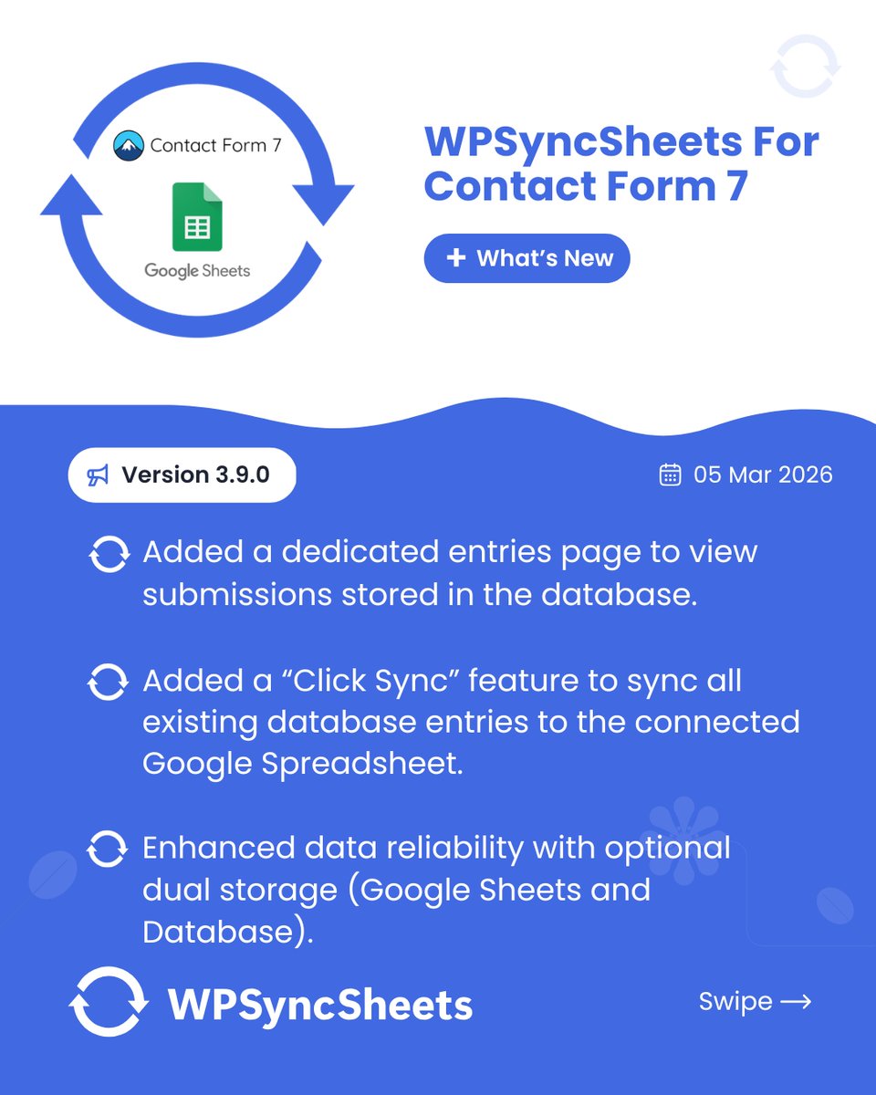 WPSyncSheets - Import Export for WordPress & Woo tweet media