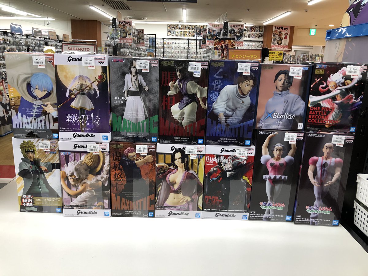 📣入荷情報📣 フィギュア各種入荷しました！