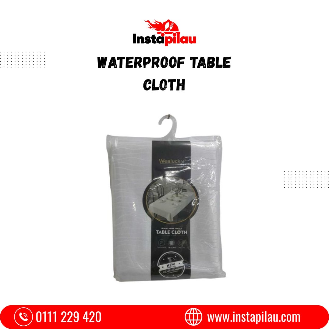 InstaPilau's tweet photo. ✨ Keep your table clean and stylish with our Waterproof Table Cloth – Stain Resistant Rectangular.

Perfect for everyday dining, events, parties, and outdoor setups.

👉 Order here:
https://t.co/GKGREJ6rWA

#TableCloth #KitchenEssentials #InstaPilau https://t.co/amgW1SRO2D