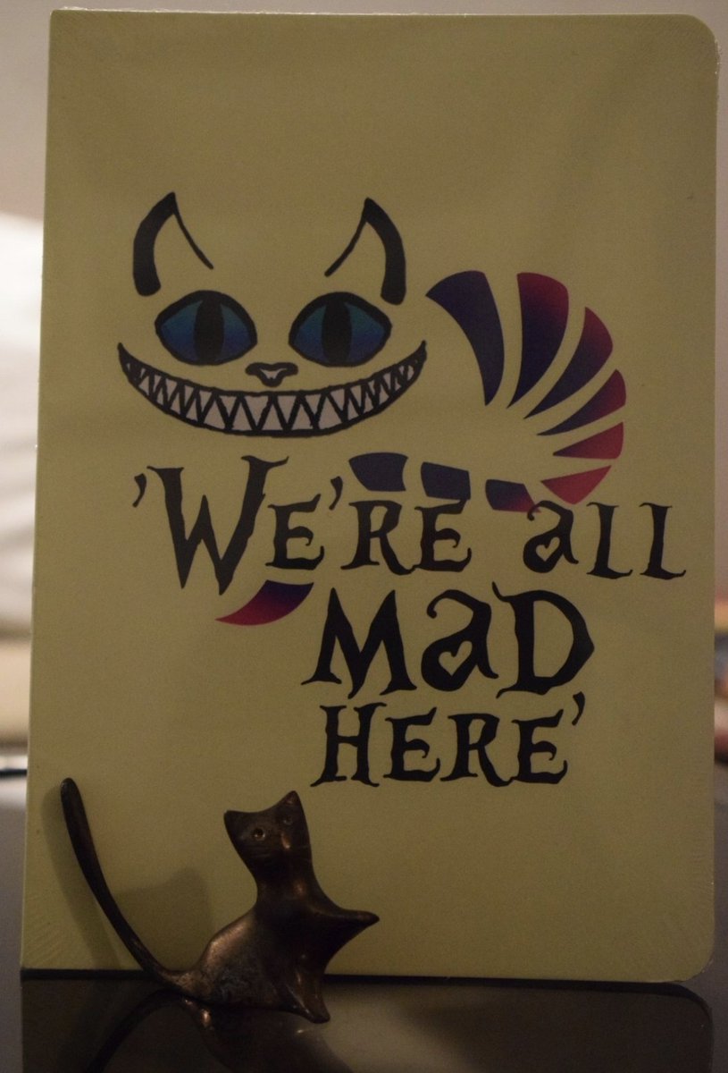BooksetcCo's tweet image. A timeless line from Alice in Wonderland, this notebook celebrates the joy of curiosity, imagination and a touch of madness.

Order here -bit.ly/2RpxCrt

#booksetc #stationery #notebook #aliceinwonderland #LiteraryGifts