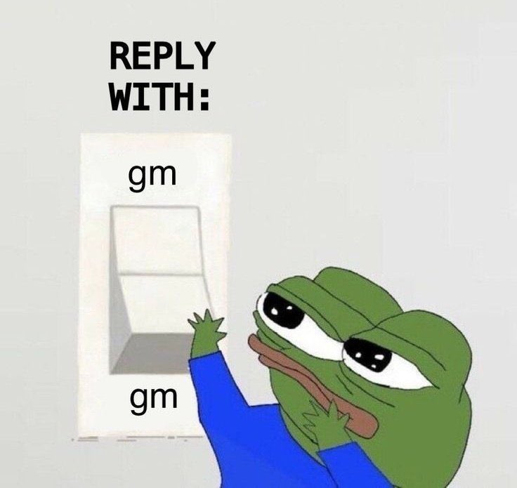 0x_mystical's tweet photo. Gm to everyone who says Gm back https://t.co/g2XnIQ3VLk