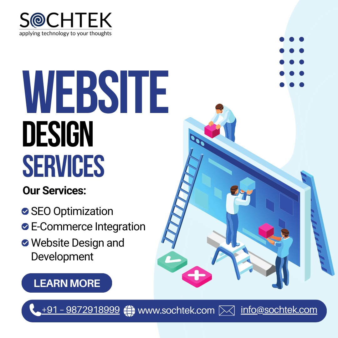 sochtek's tweet photo. Build a powerful online presence with Sochtek’s professional website design services. We create responsive, SEO-optimized, and user-friendly
🌐 https://t.co/cjrH80PkAS
📞 +91 98729 18 999
📩 info@sochtek.com
#WebsiteDesign #WebDevelopment #SEOOptimization #EcommerceWebsite https://t.co/97gSkmv1PZ