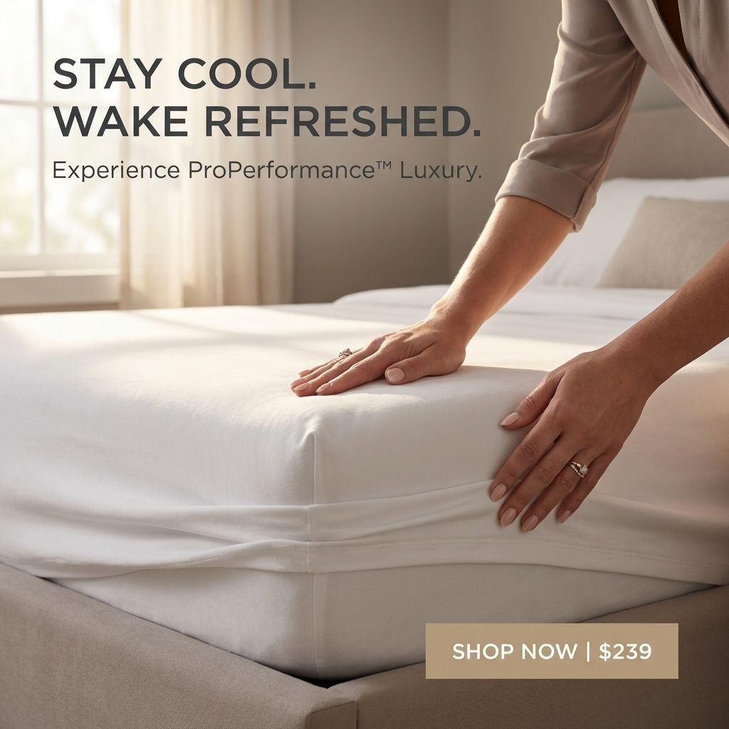 ShopSleepology's tweet image. Stay cool &amp;amp; comfortable all night with Tempur-Pedic ProPerformance sheets—moisture-wicking fabric, Staytight straps &amp;amp; 4-way stretch for a smooth, secure fit. Elevate your rest with luxury comfort from Sleepology. #tempurpedic #luxurysleep #beddingtips #sleepology