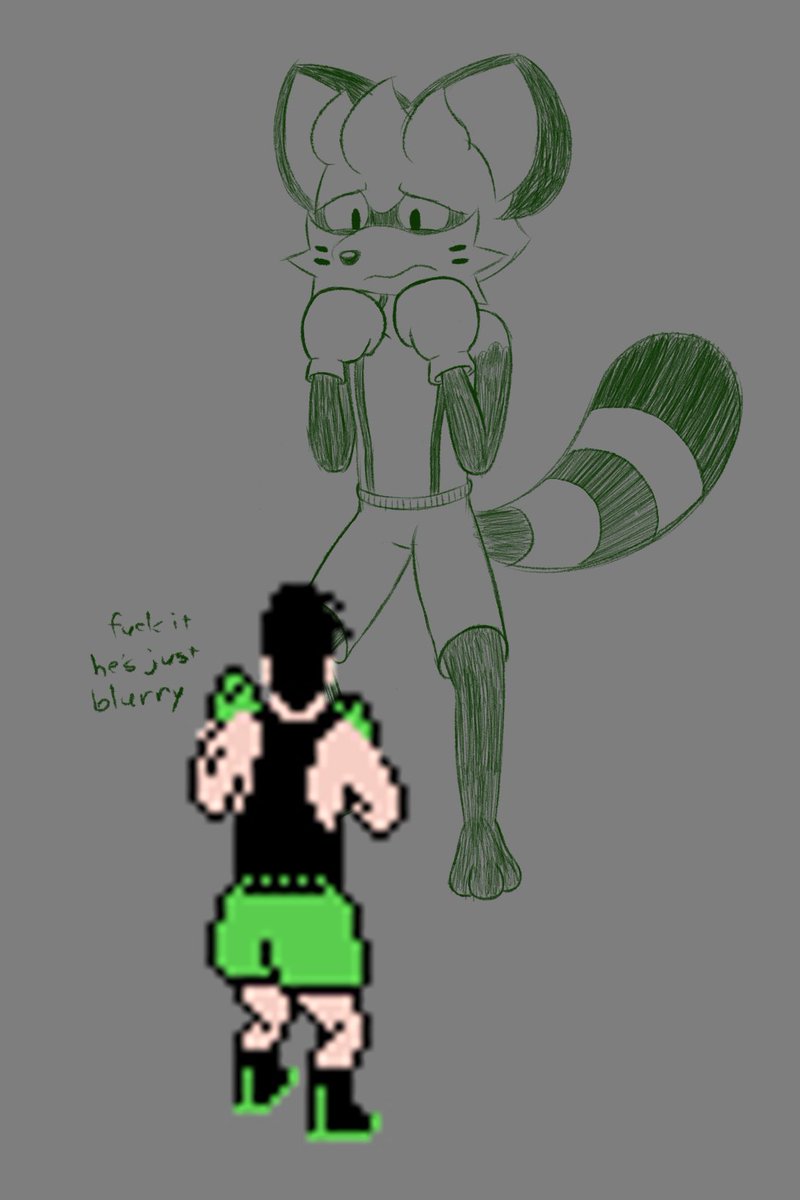 Jonloo1Art's tweet photo. Sketches made two nights ago in @smileborea's canvas.
I didn't have many ideas, so I only drew him boxing against his will and @roycecookerart's Molly getting her muzzle grabbed. https://t.co/Mf7pnlKlEi