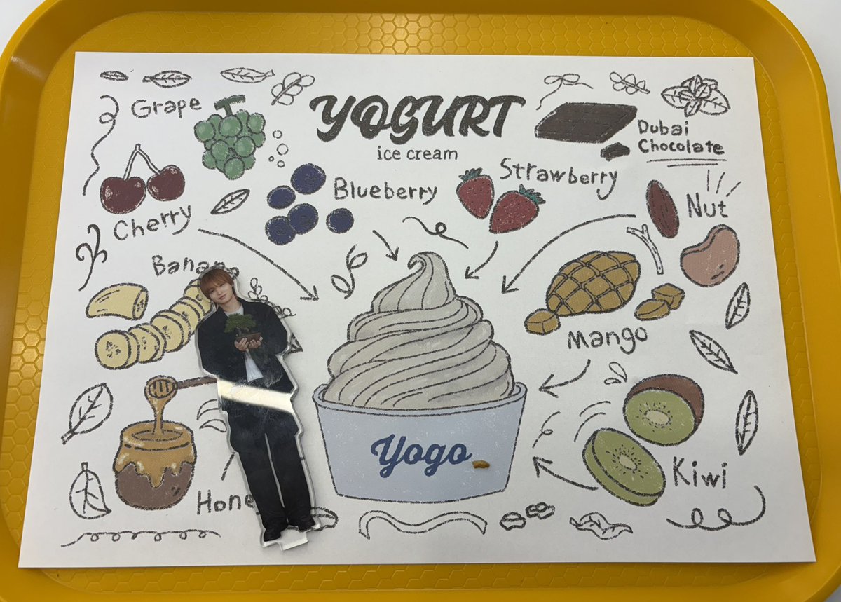 peacefuljump's tweet photo. 伊野尾くんが行ったグリークヨーグルト屋さん「Yogo」写真撮ってたら店員さんがGHOSTやメロリをかけてくれた😭優しくて泣いた😭みんなソウル来たら食べに行って欲しい😭伊野尾くんをとりまく世界は美味しくて優しくてあったくて幸せだから😭
#Yogo
#グリークヨーグルト
#伊野尾担は最高に幸せです https://t.co/EBoUuF7XCp