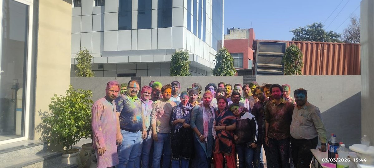 UCEIPL's tweet photo. Celebrating the colors of Holi with the amazing team at United Control Engineers India Pvt. Ltd.! π¨β¨
The festival may be over, but the memories of joy, laughter, and togetherness will stay with us.
#HoliMemories #UCEIPL #TeamSpirit #FestivalOfColors #Holi2026 https://t.co/LYi1Kb1cDq