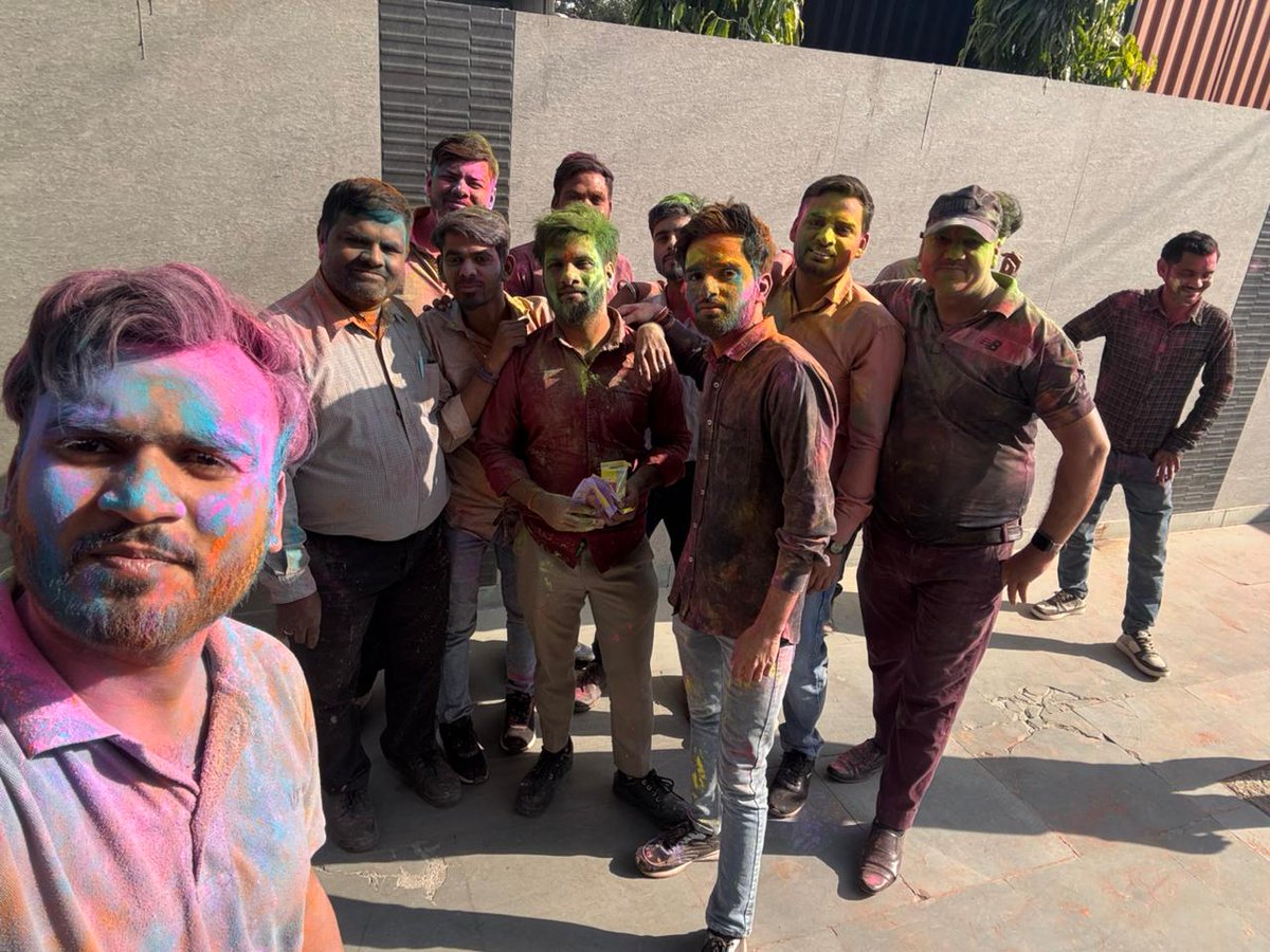 UCEIPL's tweet photo. Celebrating the colors of Holi with the amazing team at United Control Engineers India Pvt. Ltd.! π¨β¨
The festival may be over, but the memories of joy, laughter, and togetherness will stay with us.
#HoliMemories #UCEIPL #TeamSpirit #FestivalOfColors #Holi2026 https://t.co/LYi1Kb1cDq