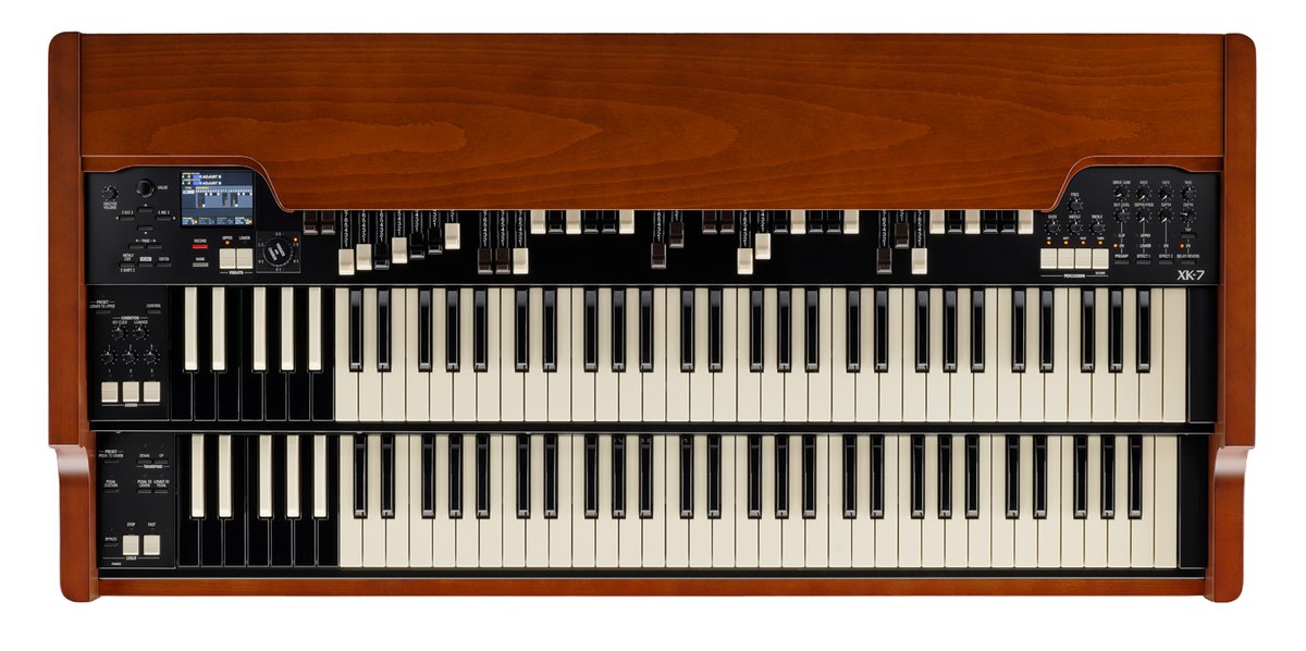 HAMMOND の新モデル、XK-7/XK-7D！ VEM音源と6接点“6L鍵盤”で