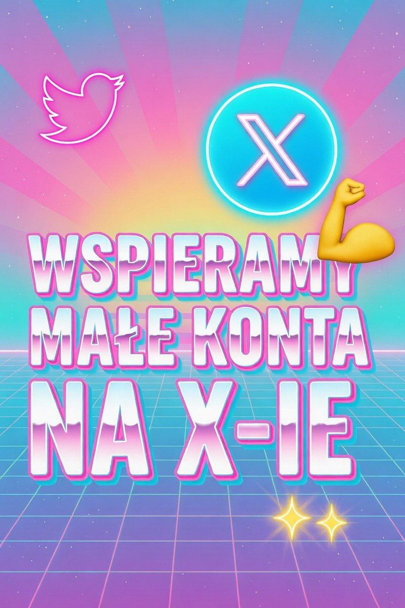 Hej! To małe konto próbuje się przebić na X ✊  
Będę mega wdzięczny za follow + lajka albo jeden komentarz – to naprawdę zmienia wszystko 💙