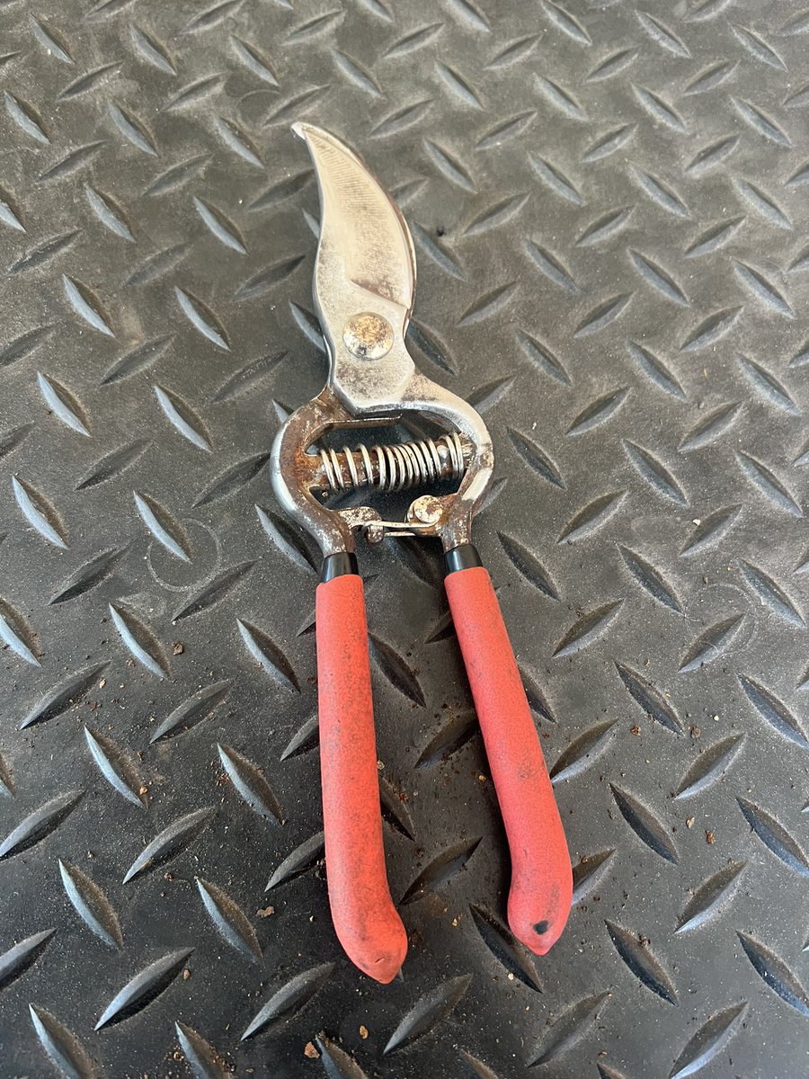 SharpshankR's tweet photo. Do it once. Do it right.

Before ➝ After

Hand pruners restored and tuned back up for work.
Good tools last when they’re maintained.

#ToolMaintenance #SmallBusiness #ShopWork https://t.co/Mk39HIvxMj