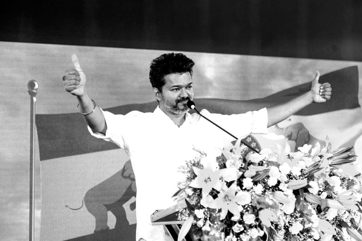 🔴 I’m the kind of person who didn’t know much about politics before Vijay announced his political party.

When I started supporting him, I began following politics mainly because of his party ideology — not just because I’m his fan.

I admire him more for his personal life than