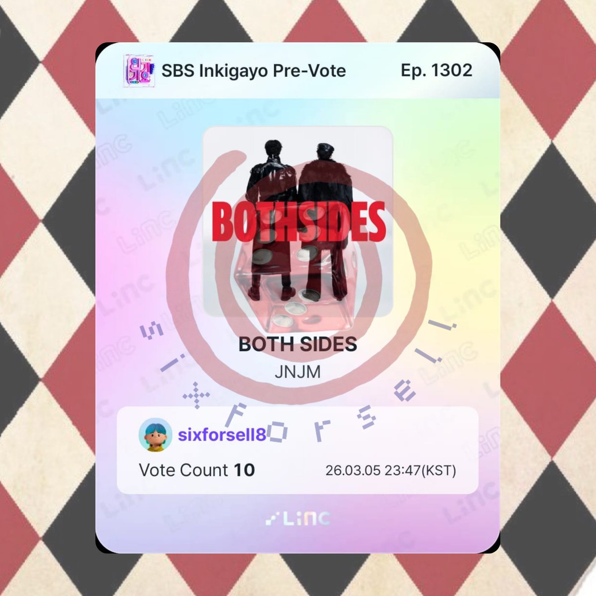 ᯓ★ Giveaway done! 

Congratulations #NCTJNJM and here's my proof ━ 300 FP for Inkigayo Pre-vote

Thank you for participating 🤍 #sixproofs