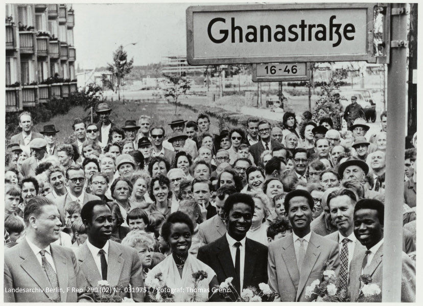 AfricaFirsts's tweet photo. Did you know?

In 1958, a year after Ghana 🇬🇭 gained independence from the United Kingdom, Germany named a street “Ghana Street (Ghanastraße)” in Berlin to honor the first independence in Sub‑Saharan Africa.

Ghanaians wishes themselves Happy 69th Independence Day today. https://t.co/k4e90L0WNt