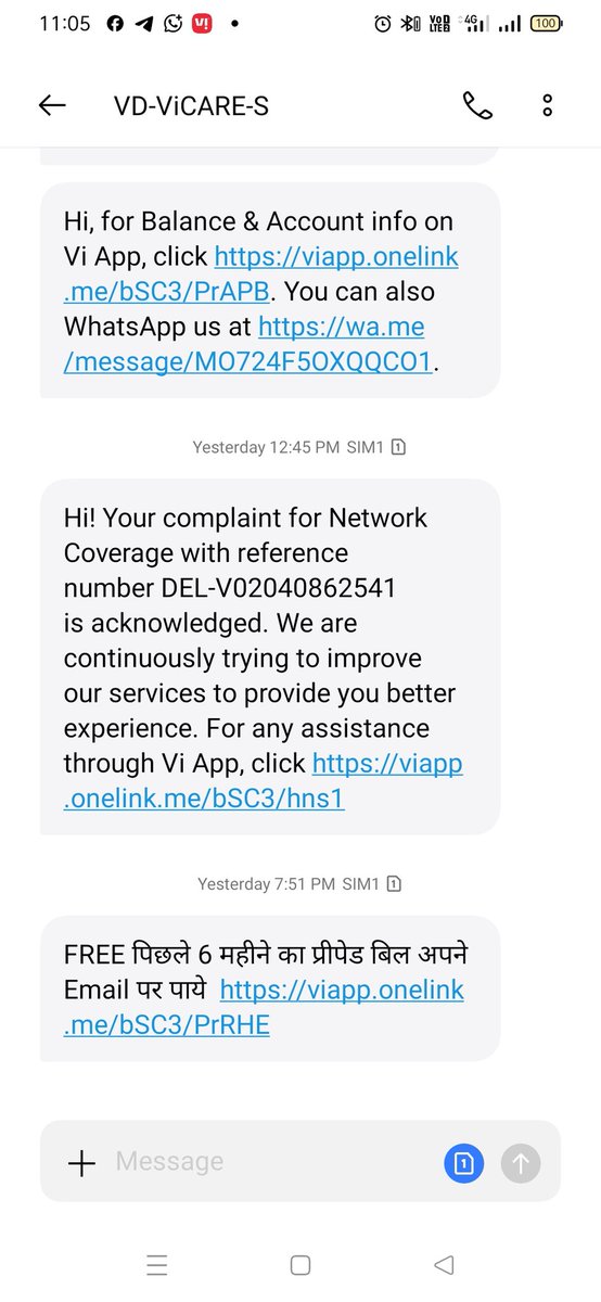 anilkumartawar's tweet photo. @jagograhakjago hello sir help me, VI scammed with me. Maine Vi se 450rs ka recharge karwaya tha, jisme unlimited internet tha, jabse liya hai internet nahi chal raha h, ye bas bolte hai (try to improve our service), mera jo nuksaan ho raha h, uski bharpaai kon karega? Help Me 😭 https://t.co/XMAzVOdU6l