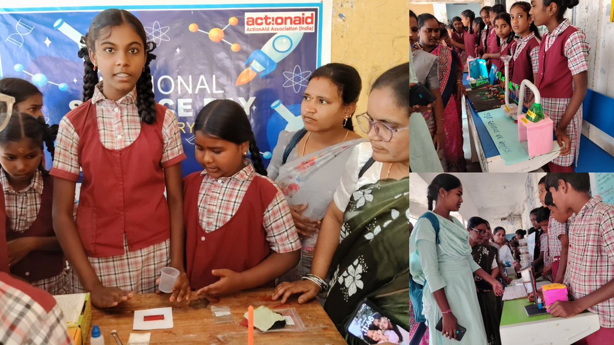 With support from ActionAid Association, approximately 300 students took part in a science fair held in Aler, Yadadri, Telangana, where they conducted and demonstrated a variety of experiments using STEM kits that had been introduced to their school for the first time. For many