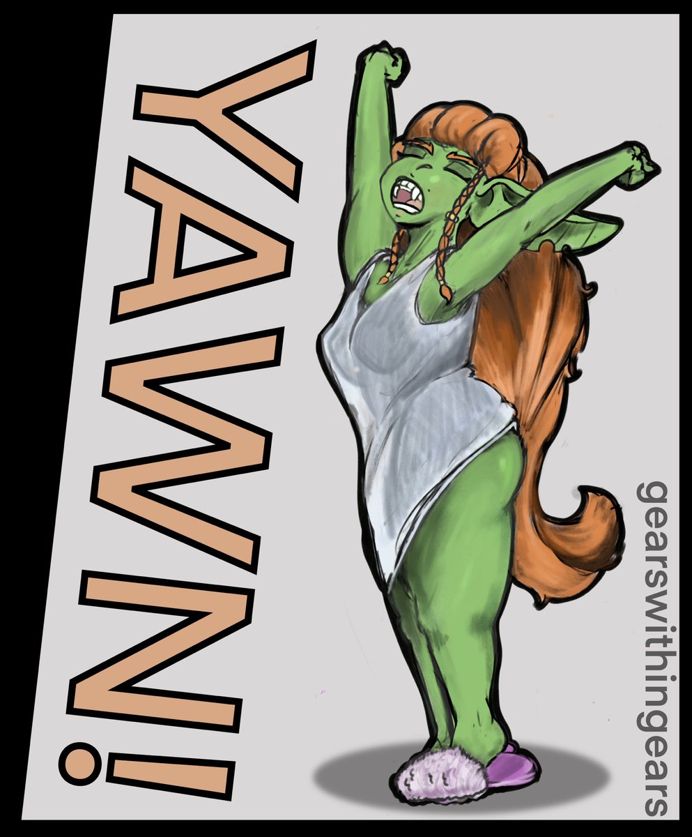 gearsingears's tweet photo. Yawning Gobbo.
#digitalart #sketch https://t.co/MnScadZ5hw