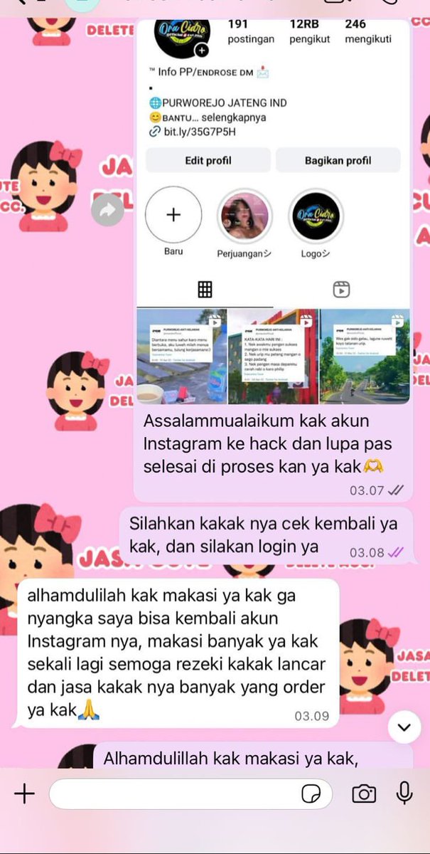 JASA PEMULIHAN AKUN & HAPUS AKUN tweet media