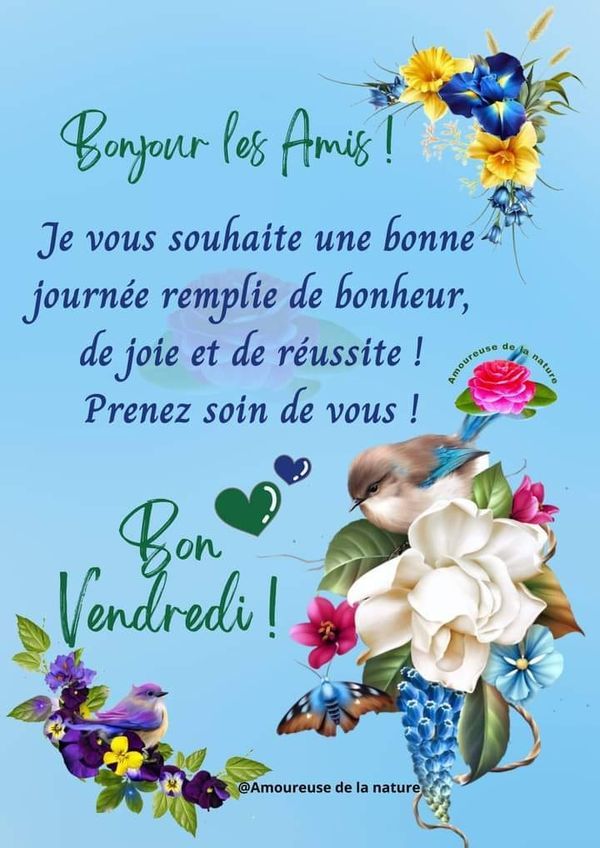JosetteJ1's tweet image. Bonjour et agréable #vendredi,  à chacun(e) 😘  
Le café est servi 🙂
☕☕☕☕☕☕☕
Courage les travailleurs, le week-end arrive 😉
@klingerlydie
@LisaLsalinger 
@CassinDe23  
@vivi7244  
@schydlowski1 
@ermite2917
@gregos73100 
@66Jeafra  
Météo 9°🌦 maxi 16°⛅
#Mars