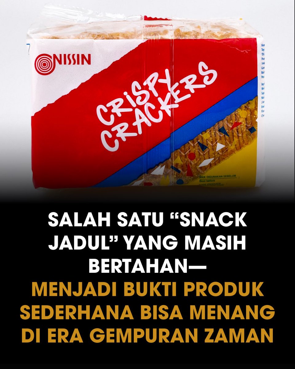 Di era sekarang yg penuh snack kekinian dgn packaging fancy, collab influencer, dan FOMO viral abis di TikTok/IG, ternyata ada snack “mewah” jadul yang masih chill bertahan puluhan tahun tanpa sibuk rebranding atau chase trend. 

Mereka gak ribet bikin inovasi rempong, tapi