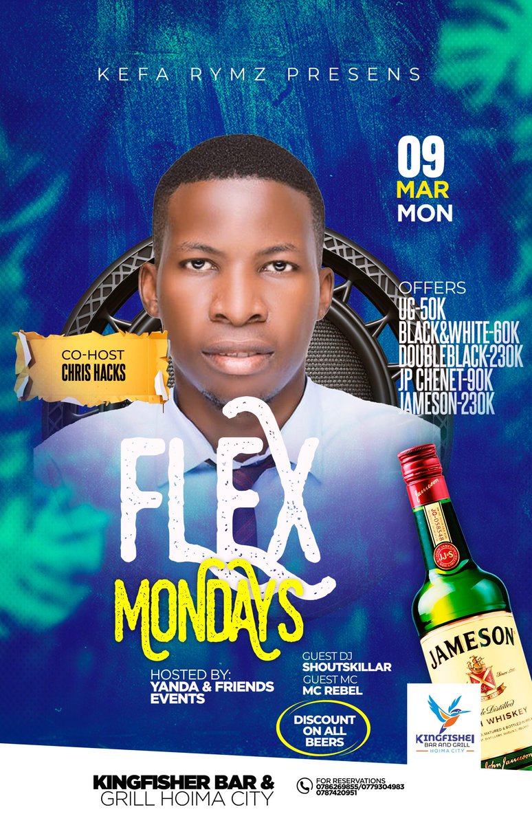 Mondays don't have to suck. We’re turning up the energy with Flex Mondayz! ⚡️
Hosted by Yanda And Friendz, it’s all about great vibes and even better company.
🍻 Discounts on all beers &amp; bottles all night long.
Don't hear about it later—be there. 🥂
#FlexMondayz #YandaAndFriendz