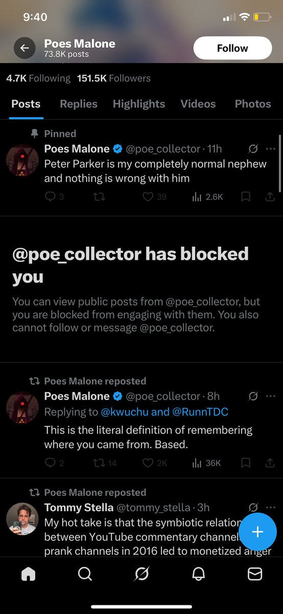 ScarrPart3's tweet photo. @HamLinehan @lanabeesfw Lmao I have under a hundred followers and I’m blocked https://t.co/ez81WHvlb2