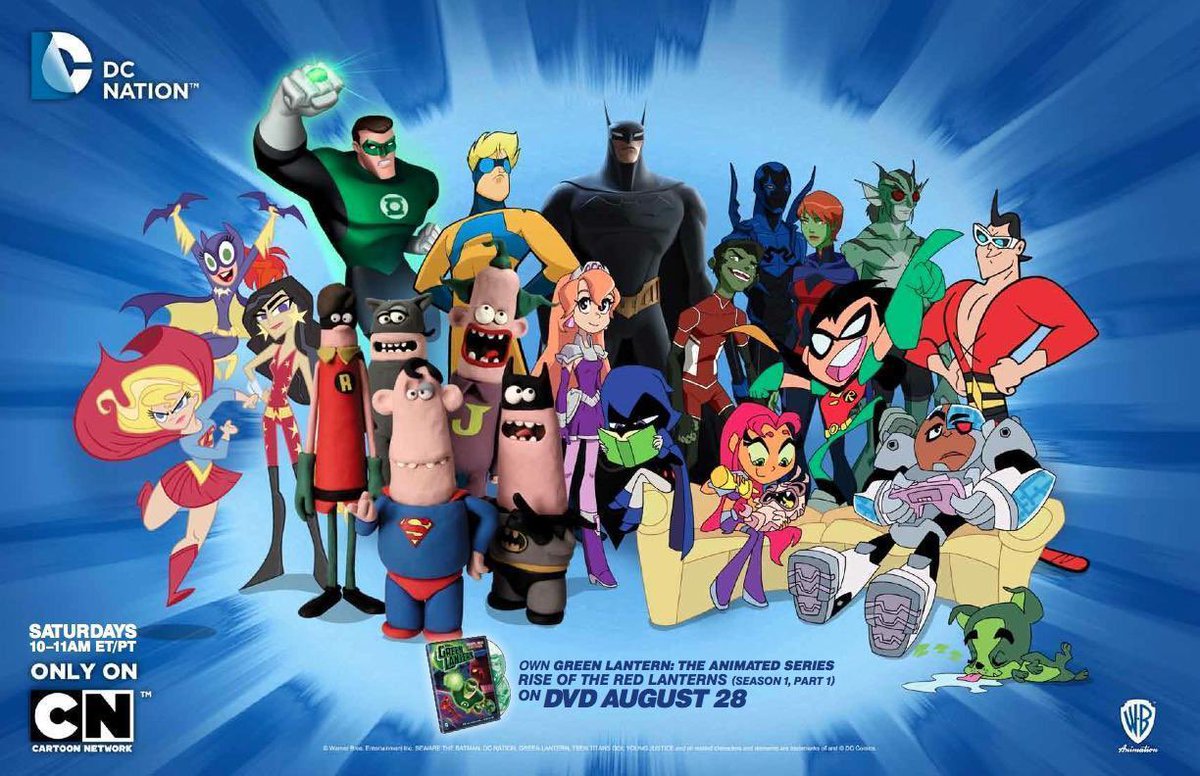 14 years ago today, DC Nation launched on Cartoon Network.

The programming block introduced Warner Bros. Animation series like Teen Titans Go!, Green Lantern: The Animated Series, Beware the Batman, and more.