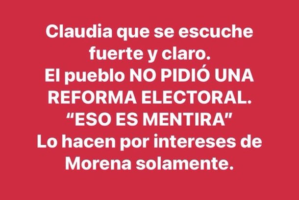 Nadie la pidió 👇🏼