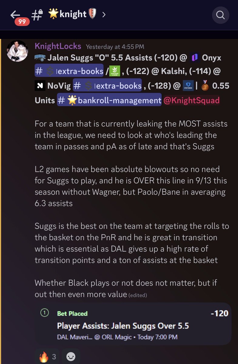 KNIGHTLOCKZ's tweet photo. GIVING AWAY $500 ($100 to FIVE PEOPLE) WHO ❤️ + ♻️ + comment! 🔥

10-3 day. Should have been a sweep. 

✅🥈Immanuel Quickley “O” 25.5 Points + Rebounds + Assists 
✅🥈Cade Cunningham “O” 24.5 Points 
✅🥈Grayson Allen “O” 3.5 Assists 
✅🥈Derik Queen “O” 13.5 Points + Rebounds 
✅🥈Al Horford “O” 9.5 Points (-126) 
✅🥈LeBron James “O” 11.5 Rebounds + Assists (-105)
✅🥉Christian Braun “O” 14.5 Points + Assists (-140)
✅🥉Jalen Suggs “O” 5.5 Assists (-120)
✅🥉Cooper Flagg “O” 14.5 Points (-165) 
✅🥉Kyle Filipowski “O” 16.5 Points + Assists (-125) 
🪝🥉Trae Young “O” 6.5 Assists 
🪝🥈Austin Reaves “O” 18.5 Points 
❌🥇Maxine Raynaud “O” 24.5 Points + Rebounds 

My bad guys! I forgot Drew Eubanks needs development! I forgot he was a rookie! (A 30 year old man). In all seriousness though, that’s the most rigged shit I’ve ever seen. Precious played 24 minutes in the second half. 

Reaves hooks because Luka just wants to force shots over doubles all night long.