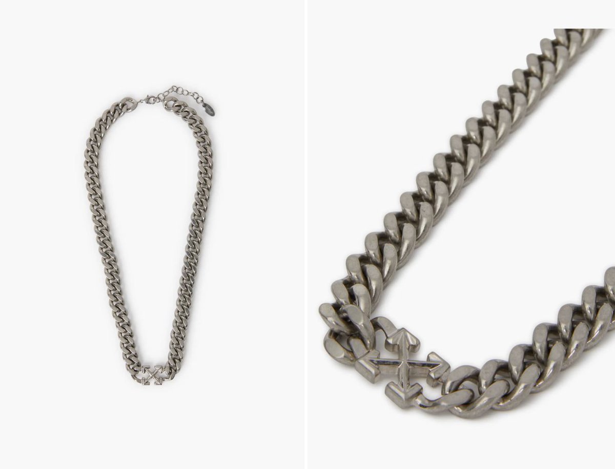 MenswearDeals's tweet photo. 50% OFF the Off-White Arrow Chain Necklace 

SHOP HERE: https://t.co/5p4H2xqzLh https://t.co/etaNIBQcfH
