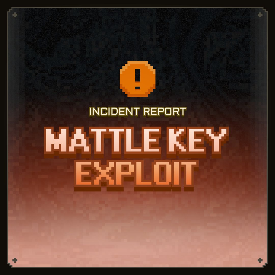mattlefun's tweet image. Mattle Key Exploit - Incident Report

Approximately 13 hours ago, the Mattle Key feature was compromised, allowing an attacker to exploit around 500,000 $MATTLE from the Key Vault.

1. Attack Method

The attacker compromised our API layer and was able to generate unlimited Mattle