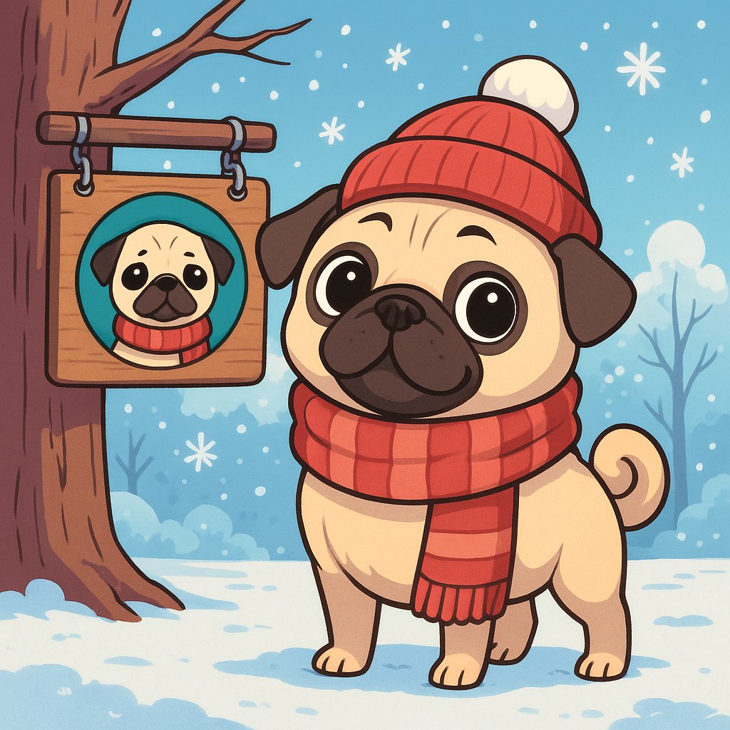 Pugs_X's tweet photo. Forget celebrity hype, PUGS is all about the community vibes. No glitzy stars, just everyday fun and pure meme culture. Ready to hang with the chillest pug crew in crypto?

Website: https://t.co/V7qB5UObVG https://t.co/qwe1ZRU75C