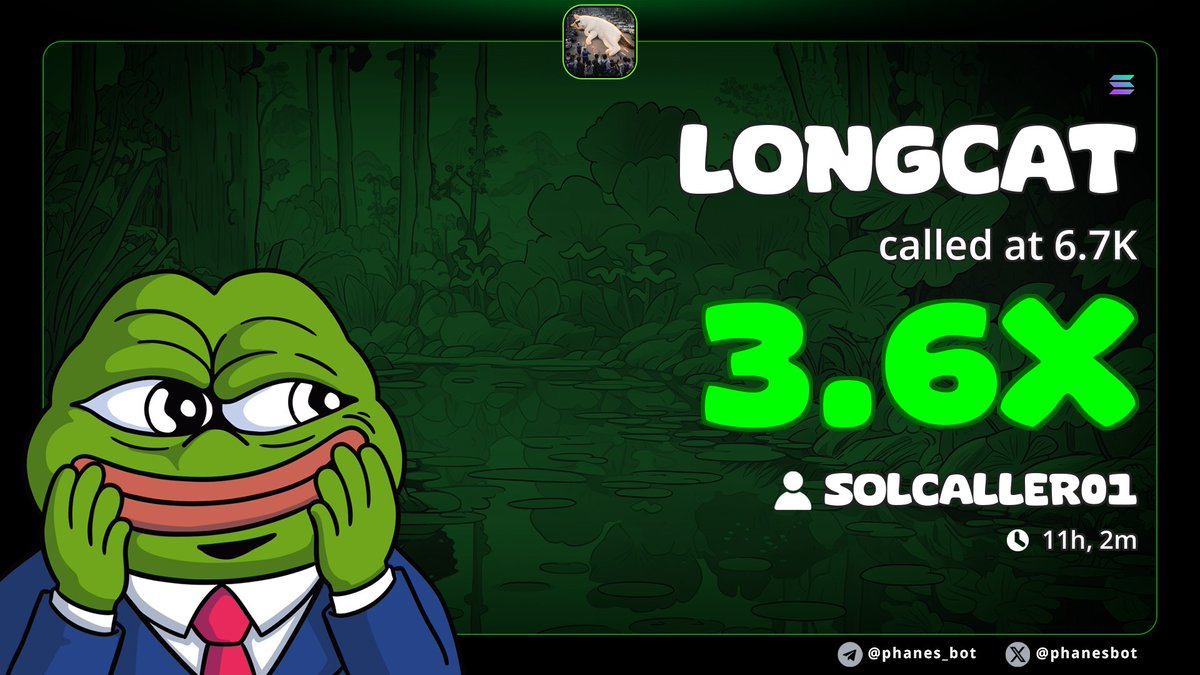 solcaller01's tweet photo. Solcaller01 🚀♂️
 Watch your entry on $LONGCAT
$SOLANA

CA>>
BQsLm5dHXD1aBpcxamexrWDv6KpSAVdyG2c78nE4pump
 
COOL 3x up profit from my call 
Add up to my telegram for more calls 🚀♂️
LINK 🔗:https://t.co/Kkr2hTbkBk

#Cryptocurrency  #INDvsENG #memecoin #Solana https://t.co/pa25MQ7yjL