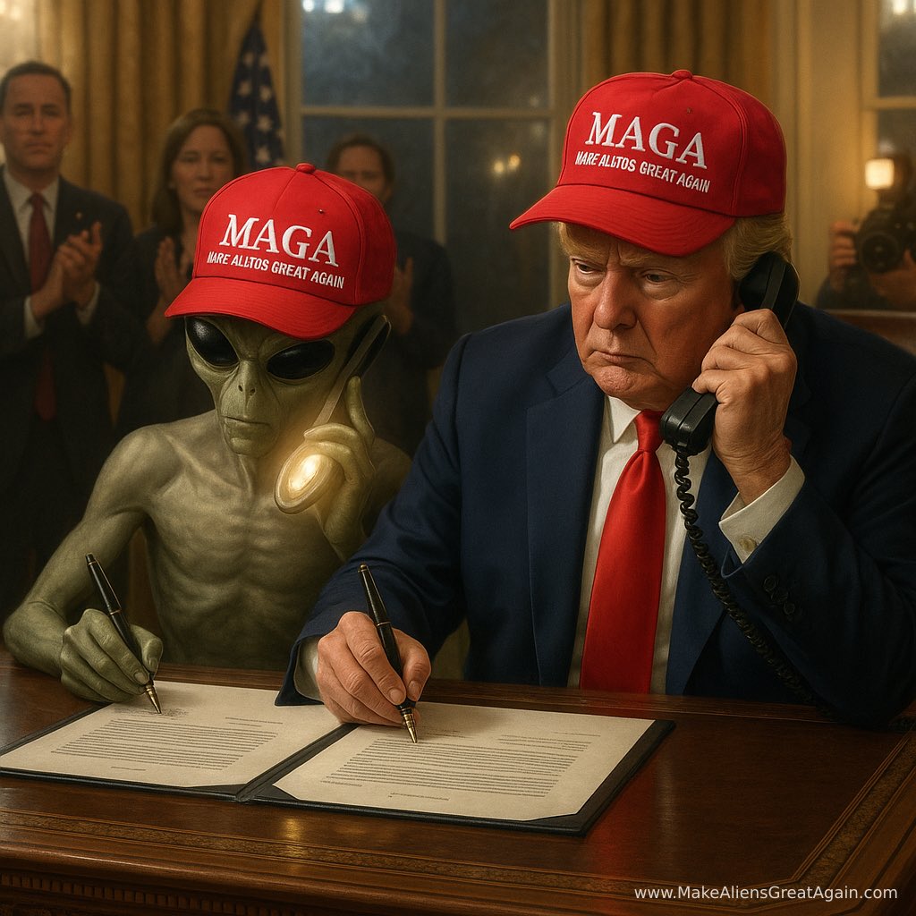 <a href="/teslaownersSV/">Tesla Owners Silicon Valley</a> The timeline is shifting.
Aliens are trending again.

makealiensgreatagain.com