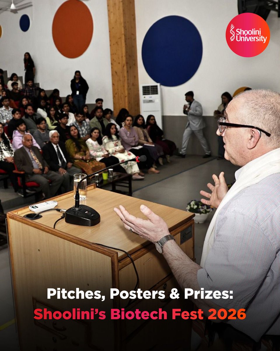 Shoolini University tweet media