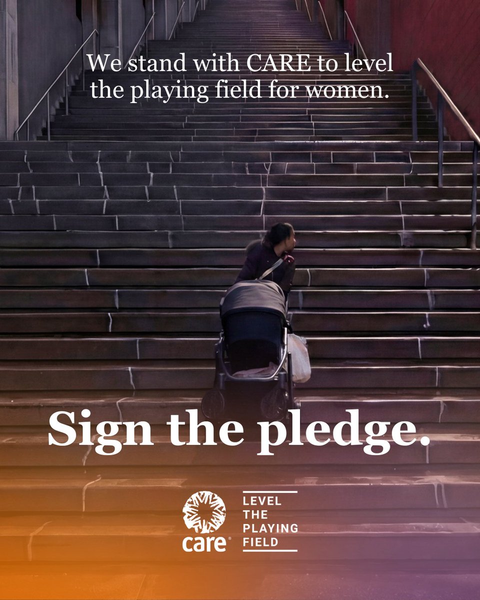 InclusiveL_Lab's tweet photo. Who cares about leveling the playing field? @InclusiveL_Lab does.
Women are still expected to work harder for the same recognitionโand still they rise.
This #InternationalWomensDay, weโre standing with @CAREorg to #LevelThePlayingField.
Add your name: https://t.co/bd0jjz6TPX https://t.co/8d1pRdJlIs