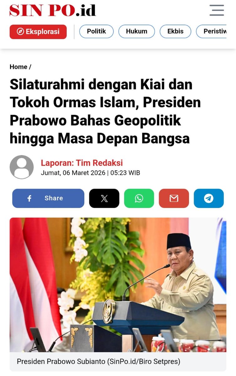 Sudah momentnya kita tidak lagi mudah terpecah belah. Saring berita, jaga ucapan, prioritaskan kepentingan bangsa di atas segalanya.

Jawab Dengan Persatuan