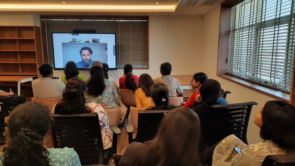 REVA_CEGIS's tweet photo. The School of Geopolitics and Public Policy (SGPP), Faculty of Liberal Studies, REVA University, hosted an insightful discussion on “Iran, the US, and Israel: Perspectives on Peace Prospects in the Middle East.” https://t.co/pANGPzVgJi