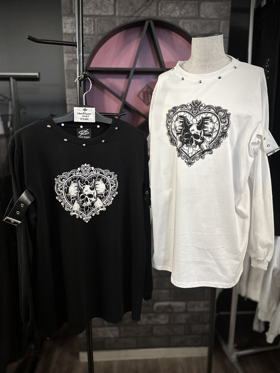 ✝︎🔗えす×KRYコラボアイテム🔗✝︎ 「Heart Flame longT」 ネック