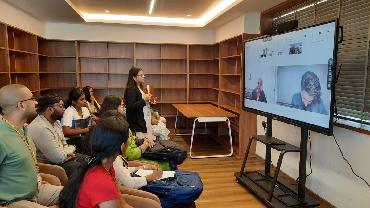 REVA_CEGIS's tweet photo. The School of Geopolitics and Public Policy (SGPP), Faculty of Liberal Studies, REVA University, hosted an insightful discussion on “Iran, the US, and Israel: Perspectives on Peace Prospects in the Middle East.” https://t.co/pANGPzVgJi