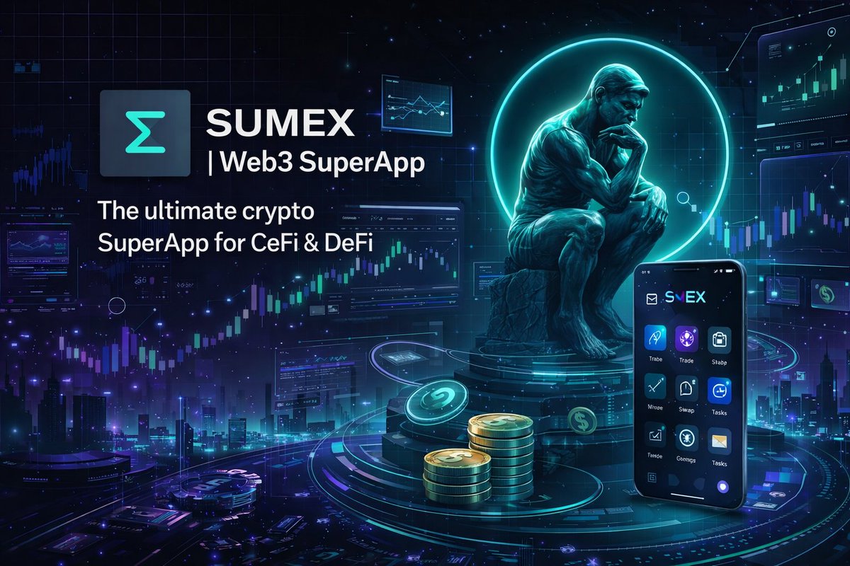 SUMEX is now live. 🚀 A powerful Web3 SuperApp that brings CeFi and DeFi ...