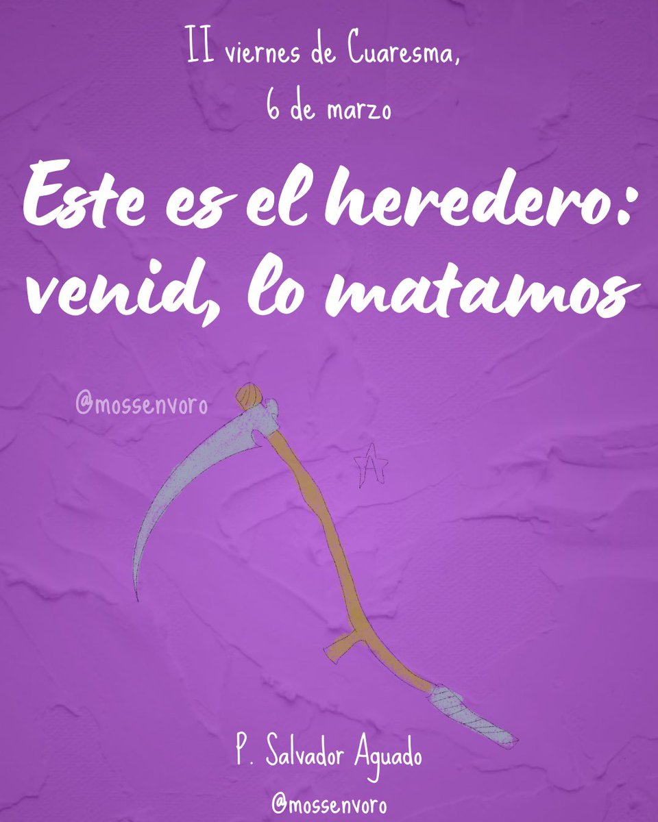 Bendecido viernes 🙏🏻🟣 #reflexiónevangelio #Cuaresma #mossenvoro #evangelizacióndigital #misionerosdigitales