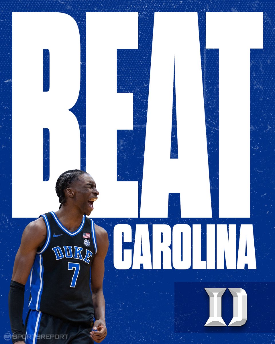 SRBlueDevils's tweet photo. BEAT CAROLINA! https://t.co/taDqqFeD59